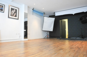 Interior shot of the Brighton Portrait Studio