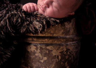 Photo taken for a newborn photography session