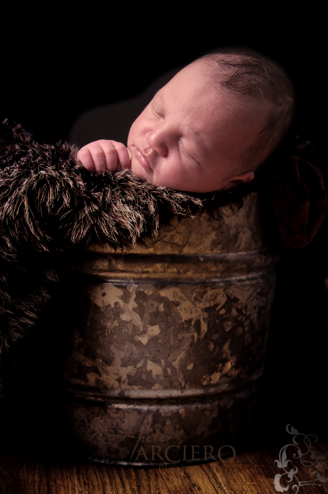 Photo taken for a newborn photography session