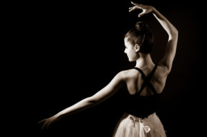 A photo of a ballet dancer -